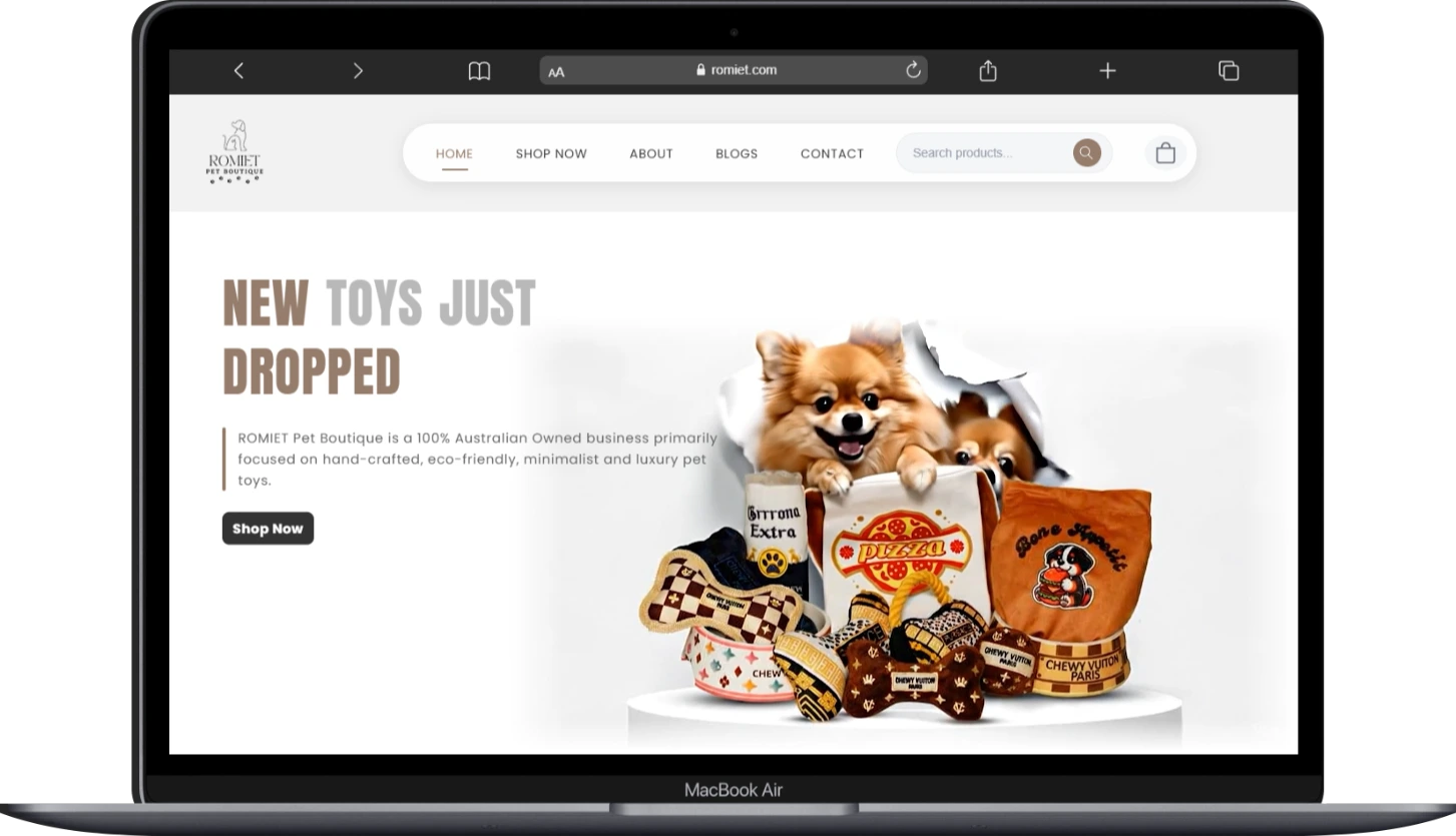 Romiet Pet Brand project video thumbnail